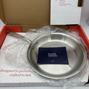 Made In Cookware 12-Inch Stainless Clad Frying Pan 5-Layer Induction New In Box